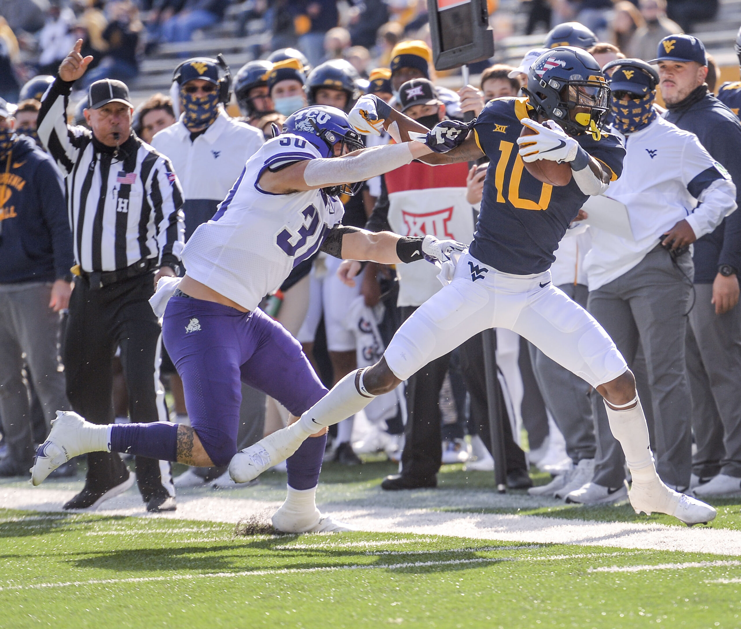 HOW THEY SCORED: West Virginia 24, TCU 6